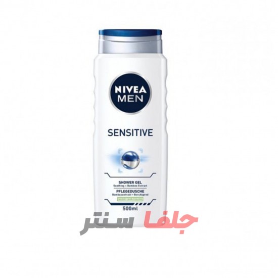 شامپو سر و بدن و صورت مردانه مدل SENSITIVE نیوا NIVEA حجم 500 میل