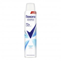 اسپری دئودورانت 72 ساعته رکسونا مدل COTTON DRY حجم 200 میل اسپری دئودورانت 72 ساعته رکسونا مدل COTTON DRY حجم 200 میل