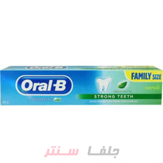 خمیردندان ایتالیایی اورال بی Oral-B Strong Teeth ضد پوسیدگی 130 میل