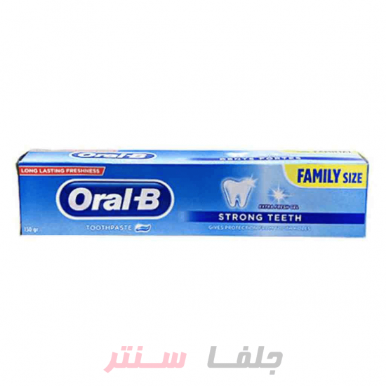 خمیردندان ایتالیایی اورال بی Oral-B Strong Teeth ضد حساسیت 130 میل