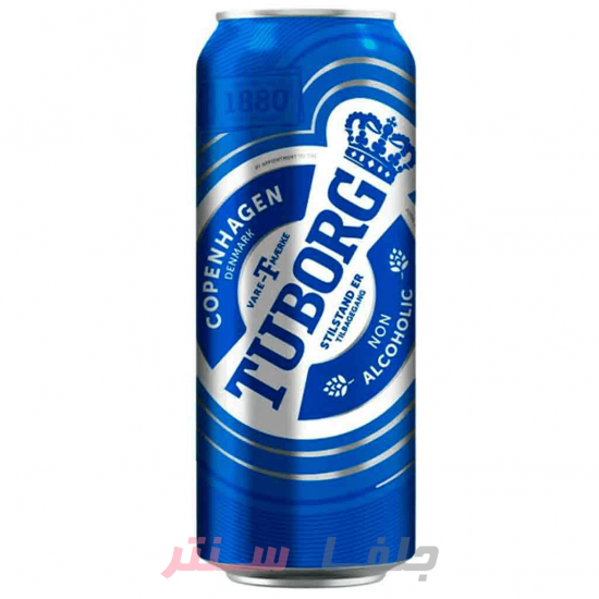 آبجو بدون الکل توبورگ Tuborg حاوی ویتامین های گروه B، ویتامین 500 میل