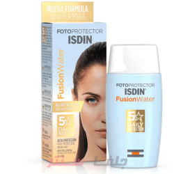 ضد آفتاب بی رنگی اسپانیایی ایزیدین Isdin Fusion Water SPF50 مناسب انواع پوست 50 میل ضد آفتاب بی رنگی اسپانیایی ایزیدین Isdin Fusion Water SPF50 مناسب انواع پوست 50 میل