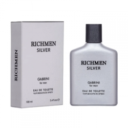 ادکلن مردانه گابرینی مدل Richmen Silver حجم 100 میل