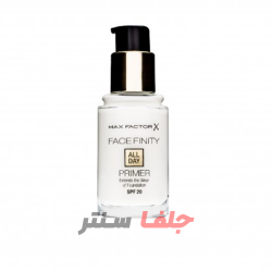 پرایمر مکس فکتور مدل FACE FINITY سری اروپایی MAX FACTOR حجم ۳۰ میل پرایمر مکس فکتور مدل FACE FINITY سری اروپایی MAX FACTOR حجم ۳۰ میل