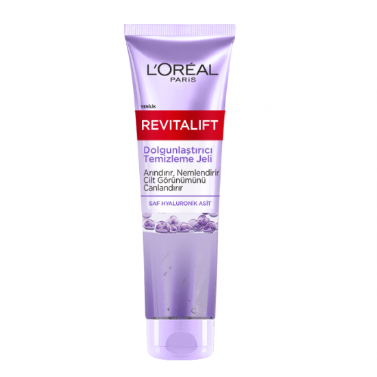 ژل شستشو لورال LOREALآبرسان و احیا کننده پوست مدل REVITALIFT SAF HYALURINIK ASIT حجم 150 میل