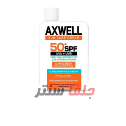 کرم ضدآفتاب و ضد لک آکسول spf50 حجم 100 میل کرم ضدآفتاب و ضد لک آکسول spf50 حجم 100 میل