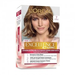 رنگ موی لورال شماره 7 رنگ بلوط loreal excellence رنگ موی لورال شماره 7 رنگ بلوط loreal excellence