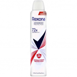 اسپری ضد تعریق رکسونا مدل Antibacterial Protection حجم 200 میل اسپری ضد تعریق رکسونا مدل Antibacterial Protection حجم 200 میل