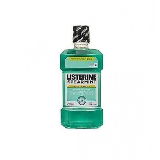 دهانشویه لیسترین LISTERINE مدل SPEARMINT حاوی طعم نعناع حجم 600 میل