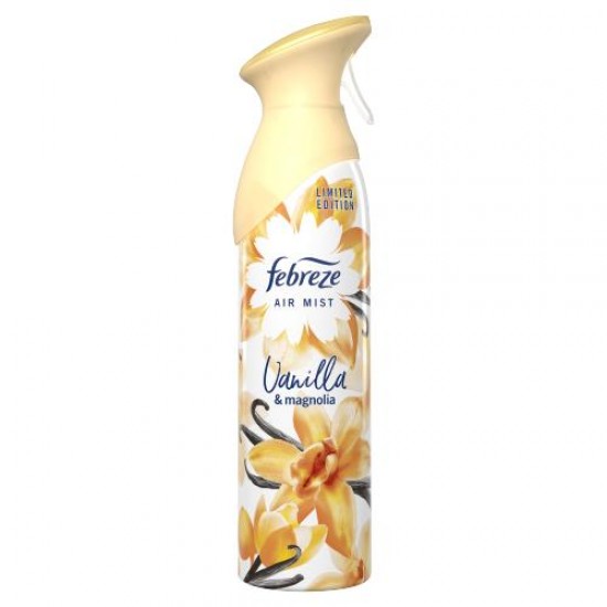 اسپری خوشبو کننده هوا فبرزFEBREZE سفارش اروپا مدل VANILA & MAGNOLIA حجم 300میل