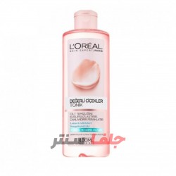 تونر پاک کننده صورت لورال LOREAL پوست نرمال تا مختلط حجم 400 میل