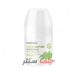 رول دئودورانت ضد تعریق 24 ساعته فارماسی مدل FARMASI FRESH NATURE حجم 50 میل