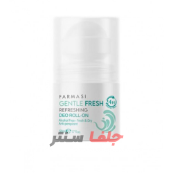 رول دئودورانت ضد تعریق24ساعته فارماسی مدلFARMASI GENTLE FRESHحجم50میل