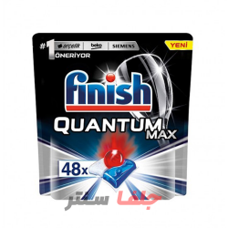 قرص ظرفشویی FINISH QUANTOM MAX بسته 48 عددی قرص ظرفشویی FINISH QUANTOM MAX بسته 48 عددی