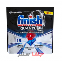 قرص ظرفشویی FINISH QUANTOM MAX بسته 15 عددی قرص ظرفشویی FINISH QUANTOM MAX بسته 15 عددی