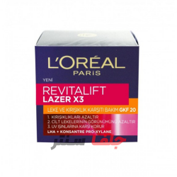 کرم ضد لک و چروک لیفت لیزر لورال LOREAL REVITALIFT LASER X3 حجم 50 میل کرم ضد لک و چروک لیفت لیزر لورال LOREAL REVITALIFT LASER X3 حجم 50 میل