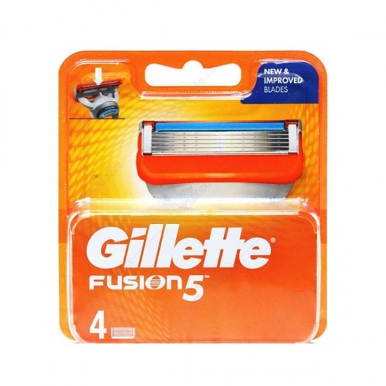 یدک ژیلت فیوژن GILLETTE FUSION 5 پنج لبه بسته 4 عددی